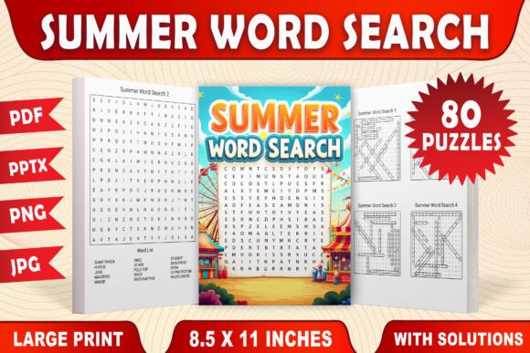 Download Summer Word Search for KDP - Summer Collection