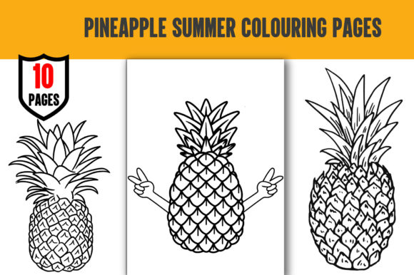 Download Pineapple Summer Colouring Pages-kdp - Summer Collection