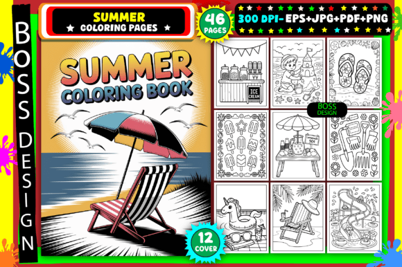 Download Summer Coloring Pages for Adults - Summer Collection