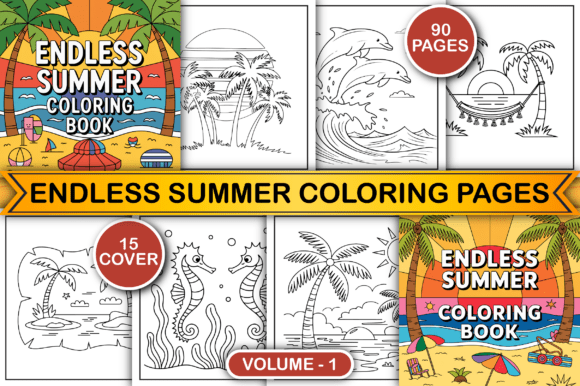 Download Endless Summer Coloring Pages for Adults - Summer Collection