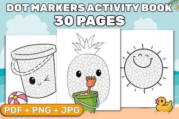 Download SUMMER DOT MARKER ACTIVITY BOOK for KIDS - Summer Collection