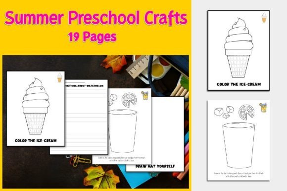 Download Summer Fun Craft Preschool Activity Pack - Summer Collection