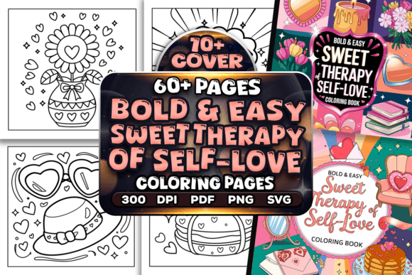 Download Sweet Therapy of Self Love Coloring Page - Premium Resources