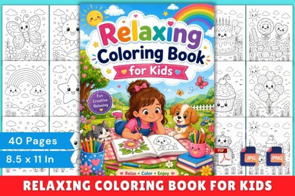 Download Relaxing Coloring Book for Kids - Relaxing coloring book Collection