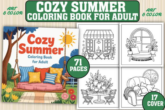 Download 71 Cozy Summer Coloring Pages for Adult - Summer Collection