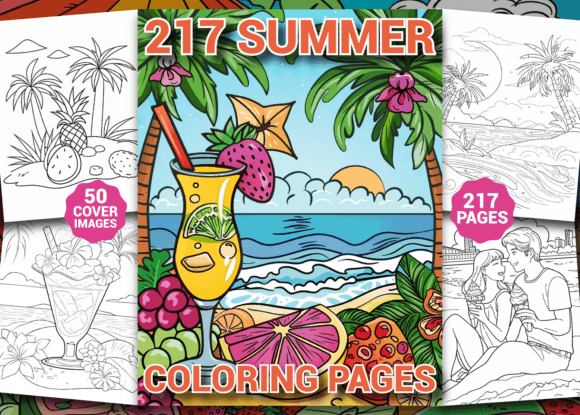 Download 217 Summer Coloring Pages for Adults - Summer Collection