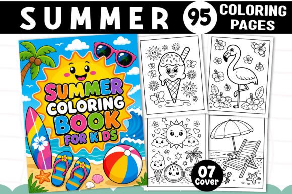 Download SUMMER COLORING BOOK for KIDS - Summer Collection