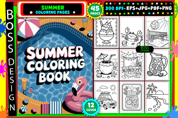 Download Summer Coloring Pages for Adults - Summer Collection