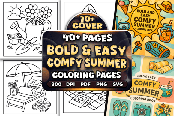 Download Easy Comfy Summer Coloring Pages - Summer Collection