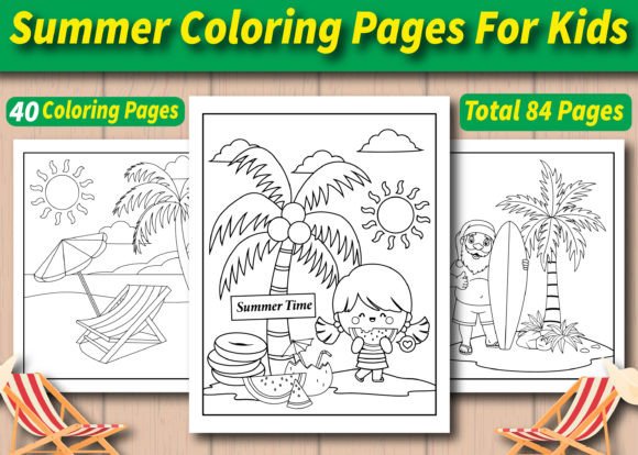Download Summer Coloring Pages for Kids - Summer Collection