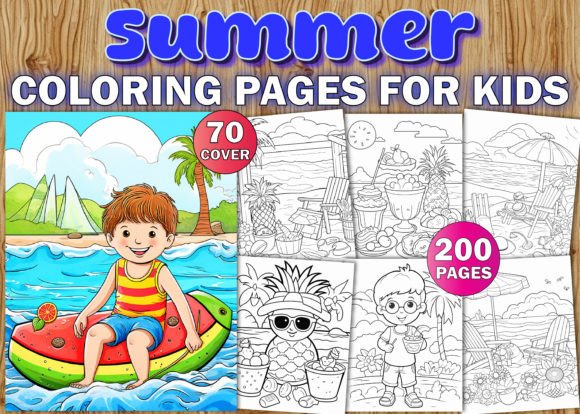 Download Summer Coloring Pages for Kids - Summer Collection